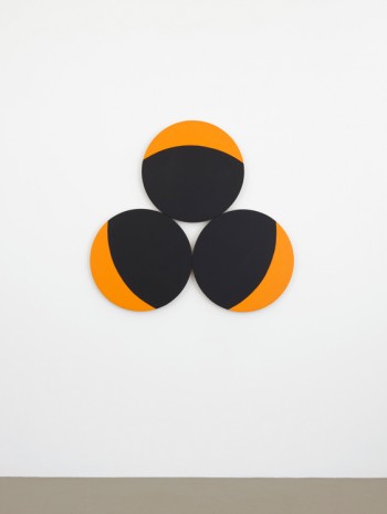 Leon Polk Smith, Constellation - Orange, Black Circles, 1968 , Lisson Gallery