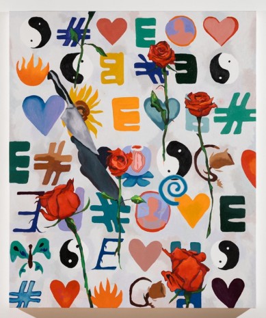 Alex Chaves, Emoticon (rose), 2017 , Martos Gallery