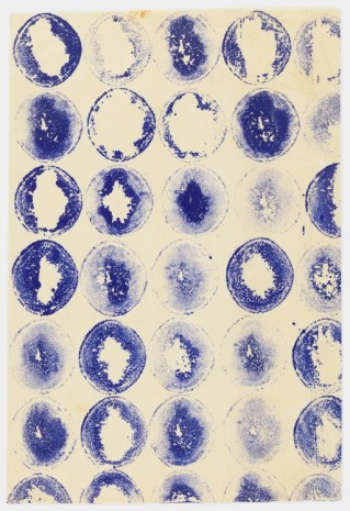 Ruth Asawa, Untitled (SF.046D, Plain potato print [blue violet]), 1951-1952 , David Zwirner