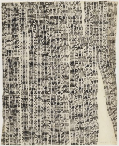 Ruth Asawa, Untitled (BMC.76, BMC laundry stamp), c. 1948-1949 , David Zwirner