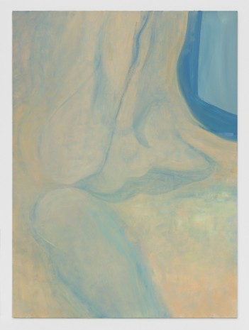 Rita Ackermann, Nude Turning Air Blue III, 2017 , Hauser & Wirth Somerset