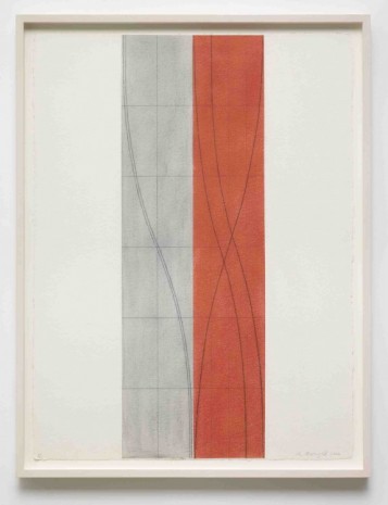 Robert Mangold, Two Columns II, 2006, Galleri Nicolai Wallner