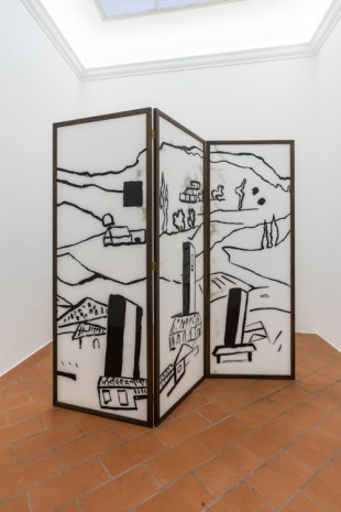 Etel Adnan, San Gimignano 4, 2014, Galleria Continua