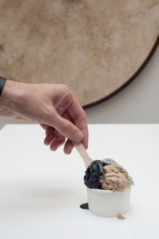 Davide Balula, Painting the Roof of your Mouth (Ice Cream), 2015, Gagosian