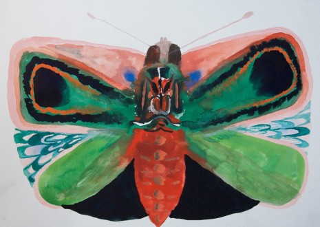 Allison Schulnik, Loch Bone Moth #3, 2017 , Galería Javier López & Fer Francés