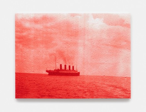Adam McEwen, Ship (Red), 2017, Art : Concept