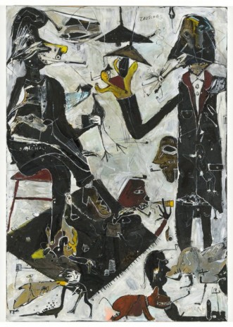 Marcel Eichner, Zwei Personen auf Weiss mit Lampe, 2011, Contemporary Fine Arts - CFA