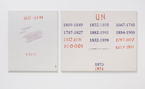 Marcel Broodthaers, Mille-Un, 1973-1974 , Marian Goodman Gallery