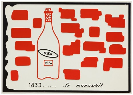 Marcel Broodthaers, Le Manuscrit, 1971, Marian Goodman Gallery