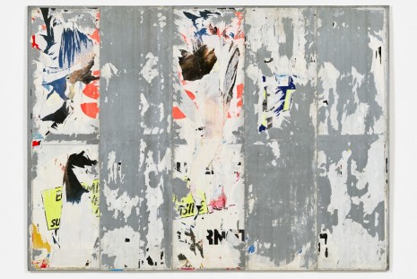 Raymond Hains, Sans titre N° 5D (série Dauphin), 1990, Galerie Max Hetzler