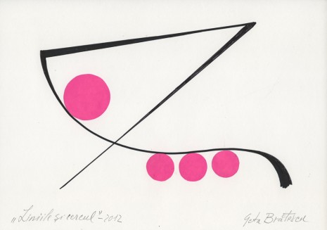 Geta Brătescu, Liniile și cercul (The Lines and the Circle) (detail), 2012, Hauser & Wirth