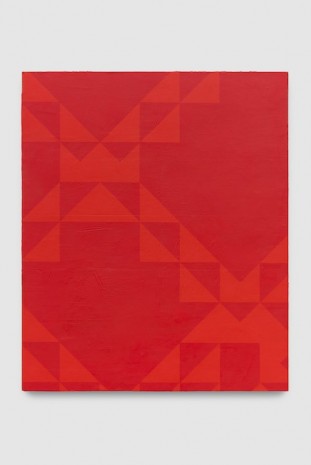 Mark Hagen, To Be Titled (Naphthol Red), 2017, Almine Rech