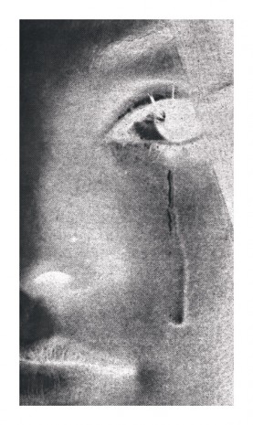 Anne Collier, Black and White Crying Eye (Negative), 2017 , The Modern Institute