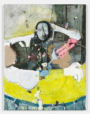Magnus Plessen, Untitled (yellow), 2011, Gladstone Gallery