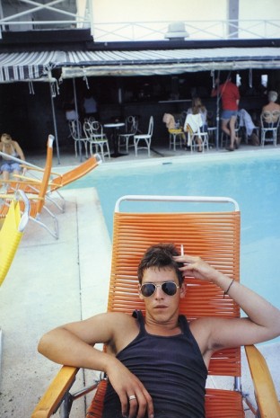 Nan Goldin, David by the pool at The Back Room, Provincetown, 1976 , Matthew Marks Gallery
