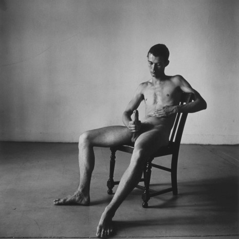 Peter Hujar, Bruce de Saint Croix (Seated), 1976 , Matthew Marks Gallery
