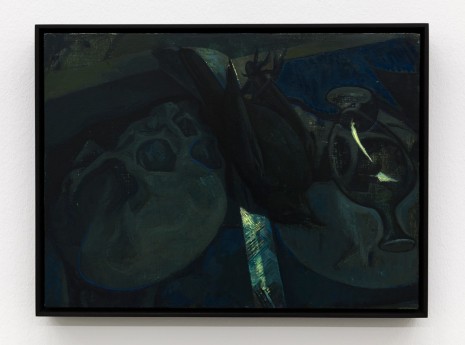 Victor Man, Two Skulls After El Greco and Blackbird, 2017 , Galerie Neu