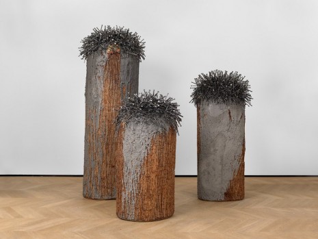 Günther Uecker, Baum aus einem Stamm (Trees from One Trunk), 2009–2015, Marianne Boesky Gallery