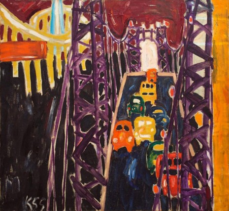 Allan Kaprow, George Washington Bridge, with Cars, 1955 , Hauser & Wirth
