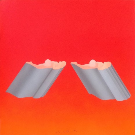 Antony Donaldson, Two Girls on Red, 1970, The Mayor Gallery