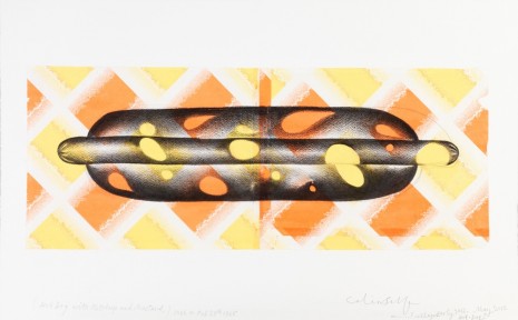 Colin Self, Hot-Dog with Ketchup and Mustard, 2012, The Mayor Gallery