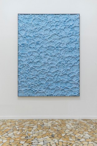 Loris Cecchini, μGraph reliefs (Aluminium foam), 2018 , Galleria Continua