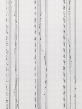 Channa Horwitz, Sonakinatography Composition #15, 1973, Lisson Gallery