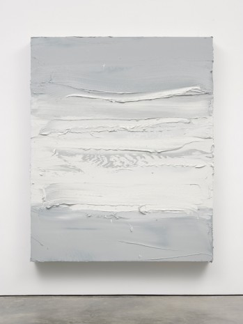 Jason Martin, Untitled (French Ardoise Grey / Titanium White), 2017, Lisson Gallery