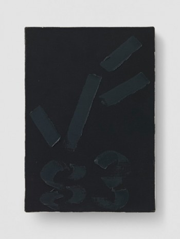 Jean-Frédéric Schnyder, Signatur, 1983, Galerie Eva Presenhuber