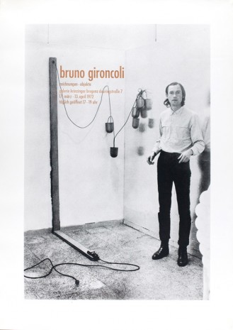 Bruno Gironcoli, Poster (Gironcoli - Bruno Gironcoli - Zeichnungen - Objekte), 1972 , Galerie Krinzinger
