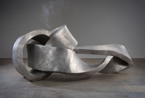 Evan Holloway, Recumbent form with incense, 2017 , Xavier Hufkens