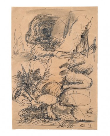 Georg Baselitz, Zwei Streifen hinterm Baum, 1967 , Contemporary Fine Arts - CFA