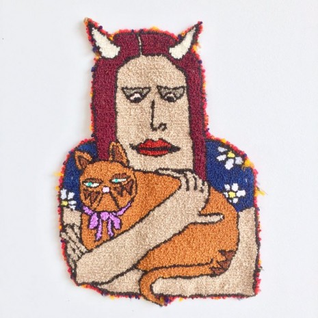 Hannah Epstein, Demon Girl with Cat, 2014 , Steve Turner