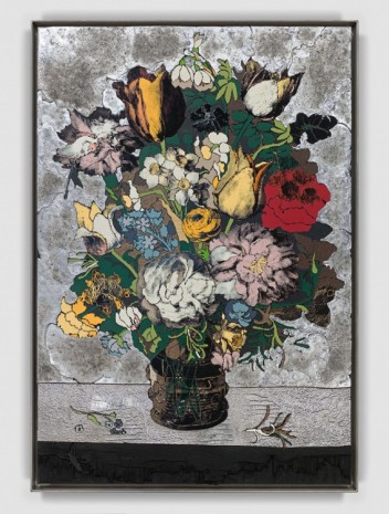 Matthew Day Jackson, Bouquet of Flowers in a Glass Vase, 2018 , Hauser & Wirth