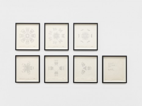 Barbara T. Smith, 1 Set of Snowflakes, 1975 , Andrew Kreps Gallery