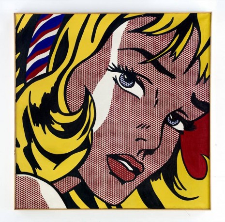 Sturtevant, Lichtenstein Girl with Hair Ribbon, 1966-1967 , Galerie Thaddaeus Ropac