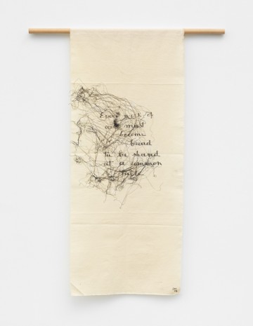 Maria Lai, English cloth, 2004 , Marianne Boesky Gallery