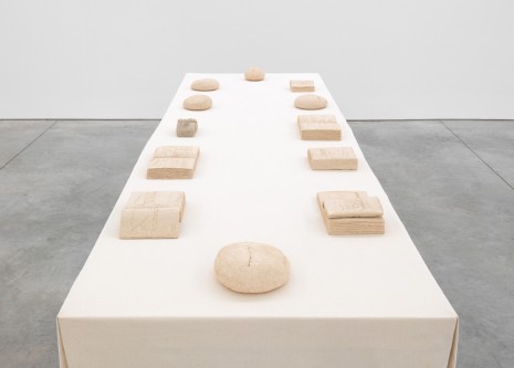 Maria Lai, Invito a Tavola (The Invitation Table), 2004, Marianne Boesky Gallery