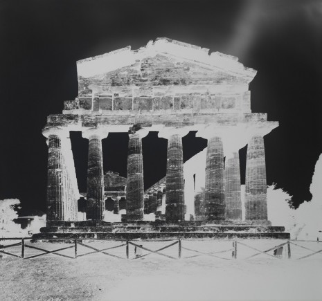 Vera Lutter, Temple of Athena, Paestum XIII: October 13, 2015, 2015, Gagosian