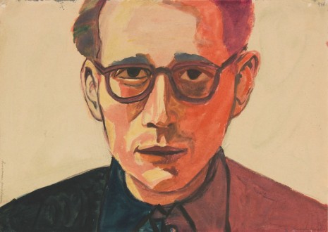Andrzej Wróblewski, (Self-Portrait in Red), Undated, David Zwirner