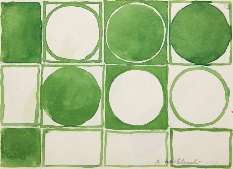Andrzej Wróblewski, [Abstract Composition in Green, Abstract Composition no.46], Undated, David Zwirner