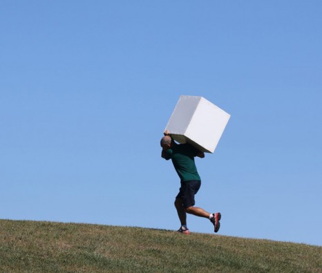 Jeroen Jongeleen, Running A Pedestal, BCA, Burlington Vermont USA, 2015, Harlan Levey Projects