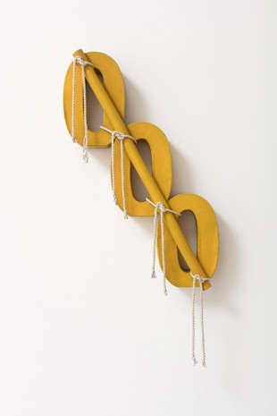 Ricky Swallow, Triple Zero with Rope ( \ ), 2017, Modern Art