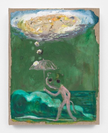 Nicole Eisenman, Cat Walking Under a Disambiguous Trash Cloud, , Anton Kern Gallery