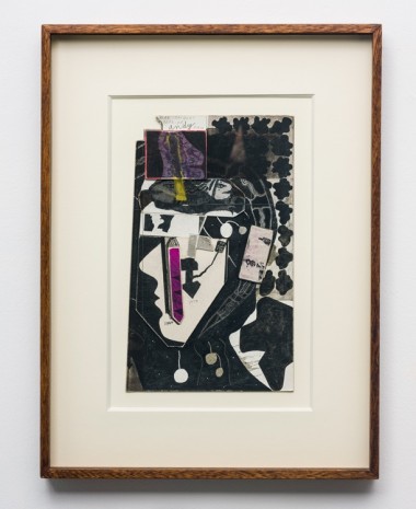 Ray Johnson, Andy Chartreuse Fabric (Dear Jacques Derrida), 1960 – 1979 – 10 août 1991, , Galerie Chantal Crousel