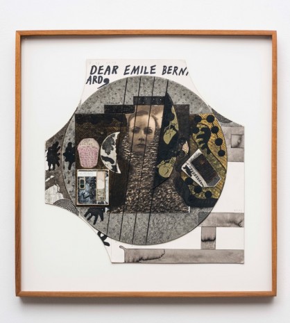 Ray Johnson, Sans titre (Dear Emile Bern ard) (and Greta Garbo) 1975 – 1990 –1991 – 1 et 2 août 1993 –15 avril 1994, , Galerie Chantal Crousel