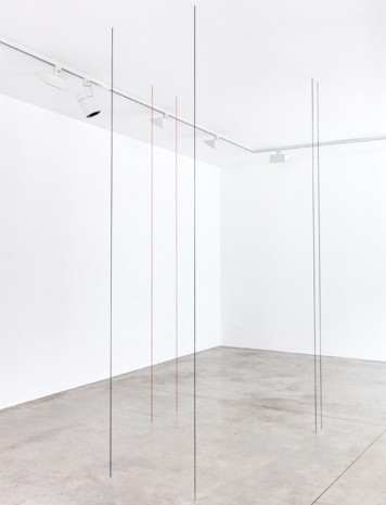 Fred Sandback, Untitled (Sculptural Study, Seven-part Vertical Construction), 1991-2018 , Cardi Gallery