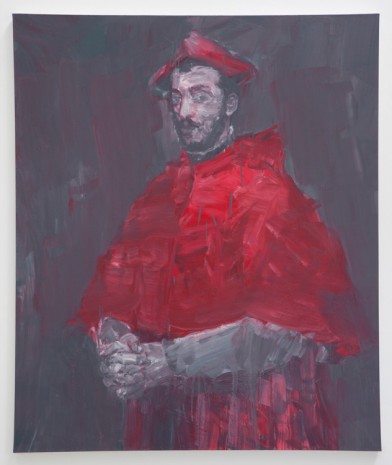 Yan Pei-Ming, Cardinal Alexandre Farnese, 2017 , Galerie Thaddaeus Ropac