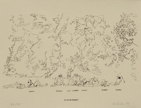 Karl Horst Hödicke, wo ist der Elefant?, 1972 , König Galerie