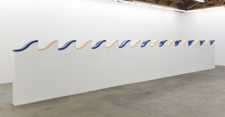 Elad Lassry, Untitled (Wall, Los Angeles Blue and Nude), 2012, David Kordansky Gallery